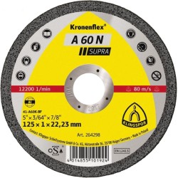 Диск за рязане на алуминий A60 N Klingspor 115 × 1.0 × 22.23 mm