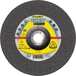 Диск за шлайфане на неръждаема стомана и стомана A24 R/36 Klingspor 115×6×22.23mm